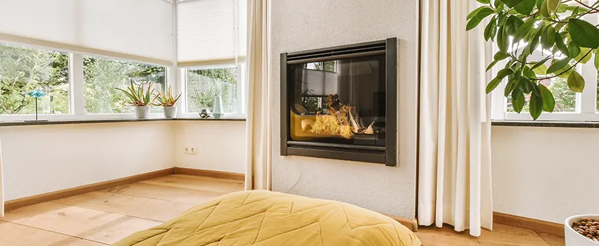 Residential Fireplace Ceramic Glass Installation in South Portland, ME