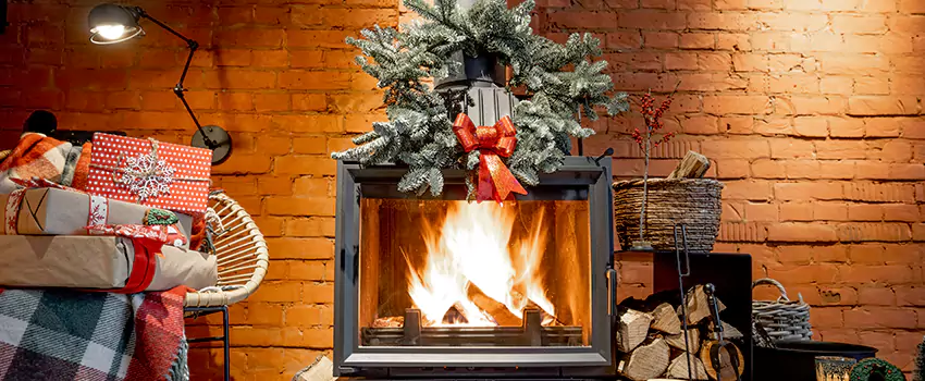Travis Industries Linear Gas Fireplace Installation in South Portland, Maine