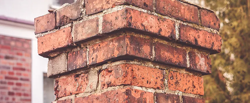 Cracked Chimney Bricks Repair Cost in South Portland, Maine
